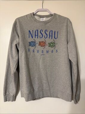 Nassau Bahamas Grey Graphic Sweatshirt
